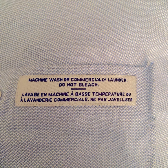 Saks Fifth Avenue Slim Fit Button Down Dress Shirt size 17 36/37 - Picture 4 of 5